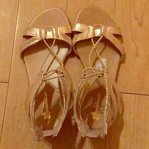 Cute Gold Sandals!